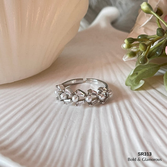 Zircon Ring | SR313 | Silver