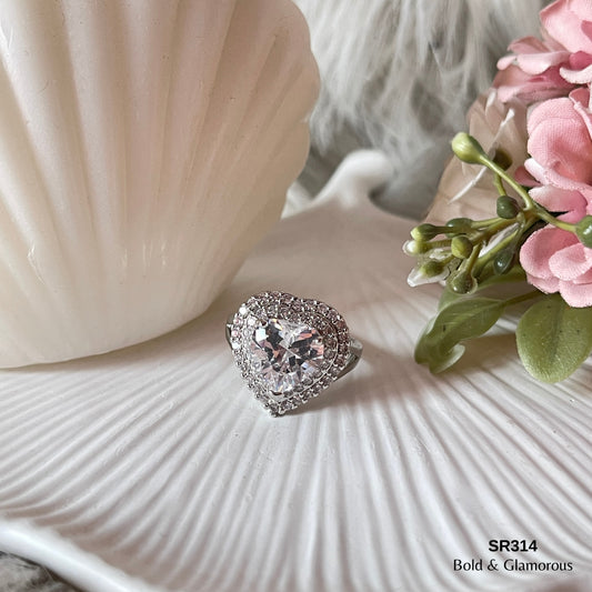 Zircon Ring | SR314 | Silver
