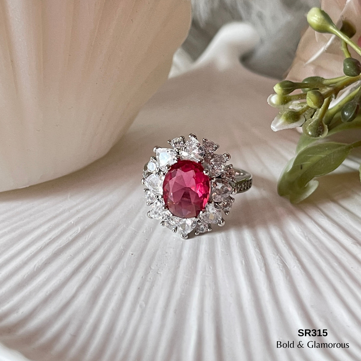 Zircon Ring | SR315 | Silver
