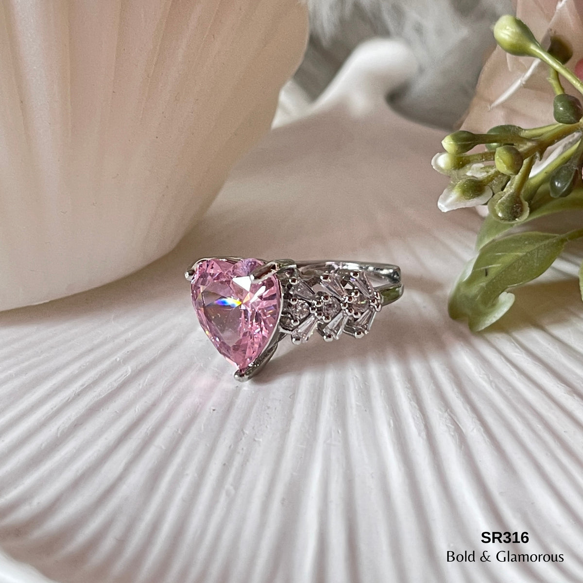 Zircon Ring | SR316 | Silver