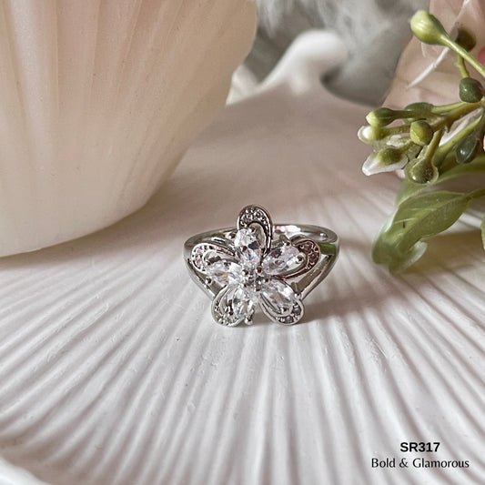 Zircon Ring | SR317 | Silver