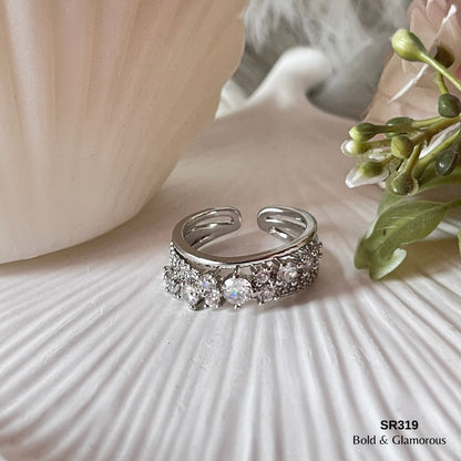 Zircon Ring | SR319 | Silver