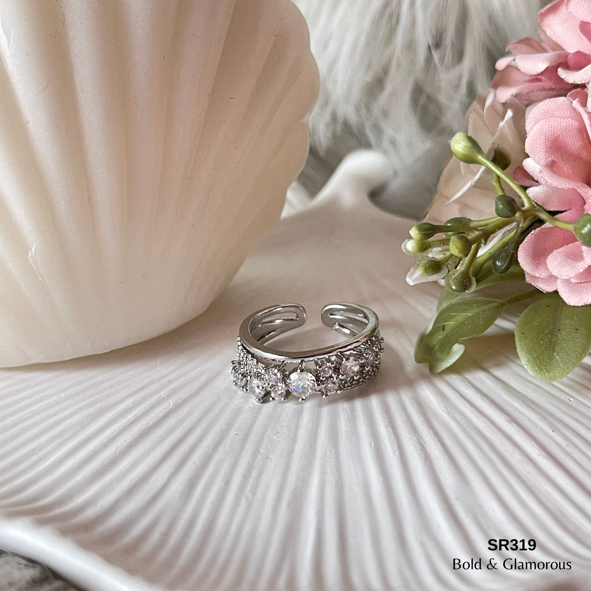 Zircon Ring | SR319 | Silver