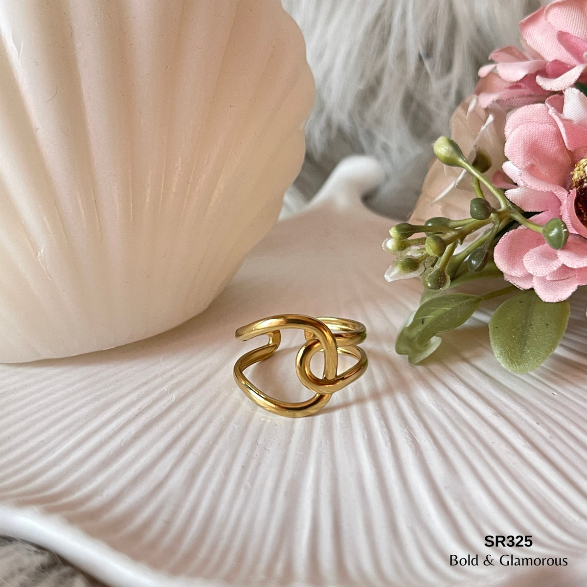 Statement Ring | SR325 | Gold