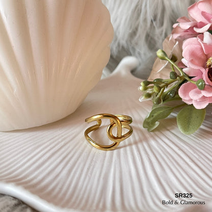 Statement Ring | SR325 | Gold