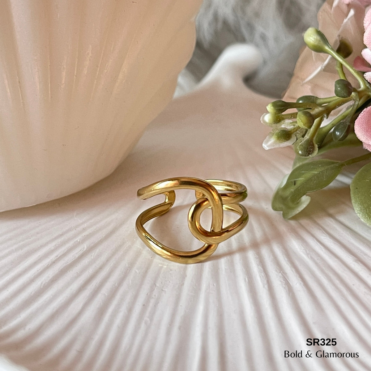 Statement Ring | SR325 | Gold
