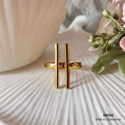 Statement Ring | SR326 | Gold