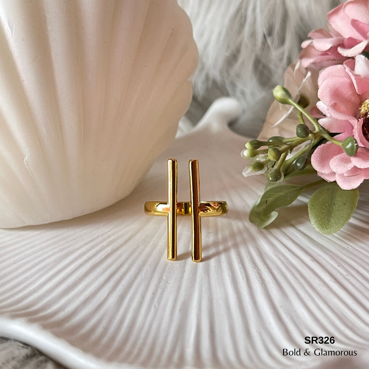 Statement Ring | SR326 | Gold