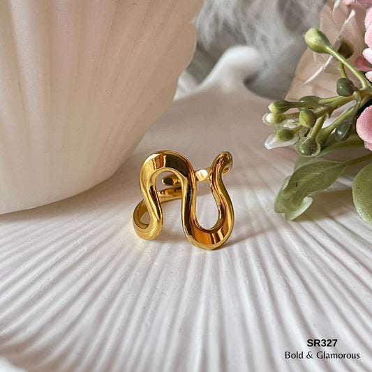 Statement Ring | SR327 | Gold