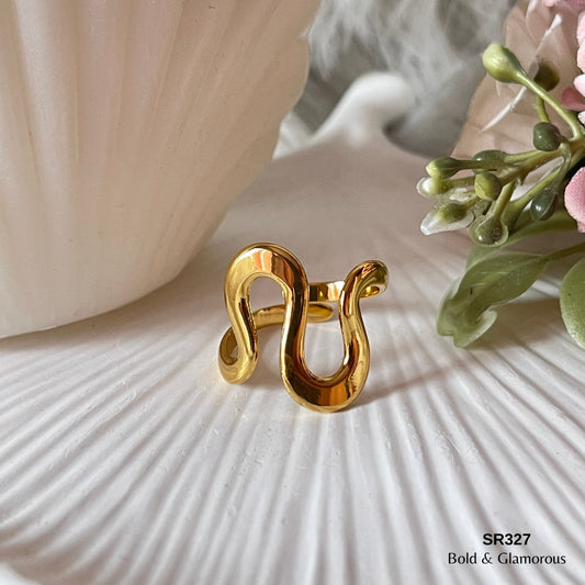 Statement Ring | SR327 | Gold