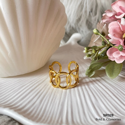 Statement Ring | SR328 | Gold