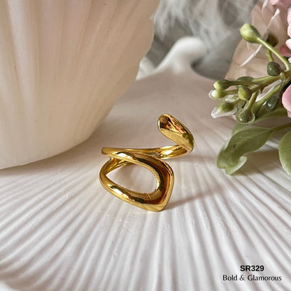 Statement Ring | SR329 | Gold