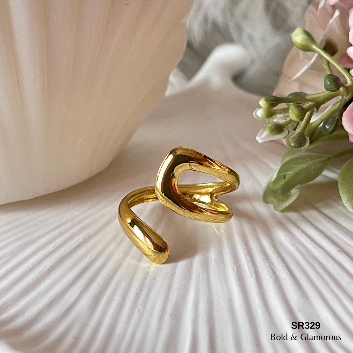 Statement Ring | SR329 | Gold