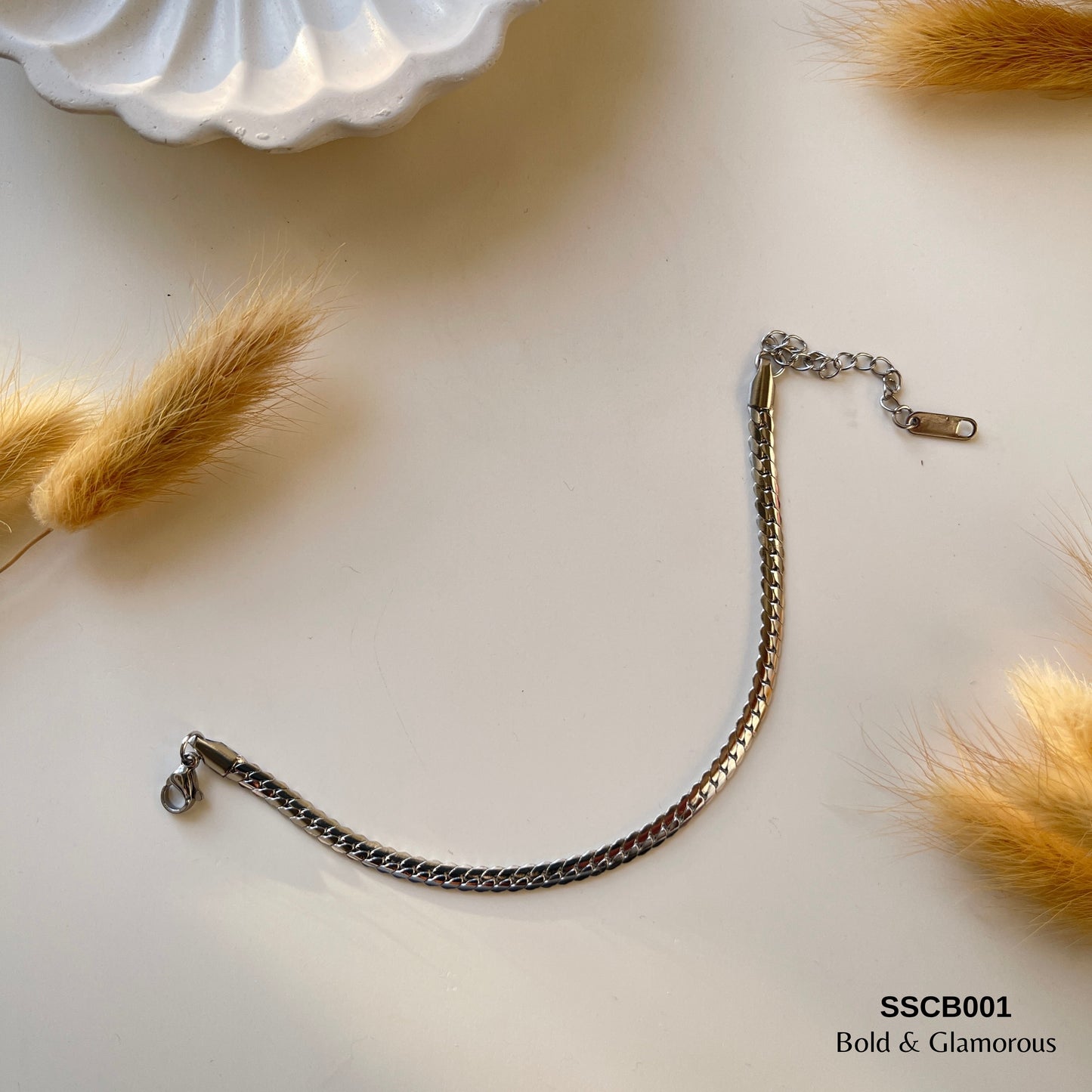 Chain Bracelet | SSCB001 | Mesh Bracelet | Silver