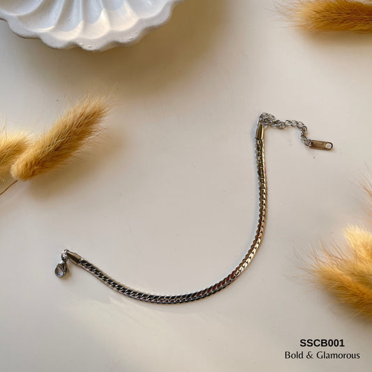 Chain Bracelet | SSCB001 | Mesh Bracelet | Silver