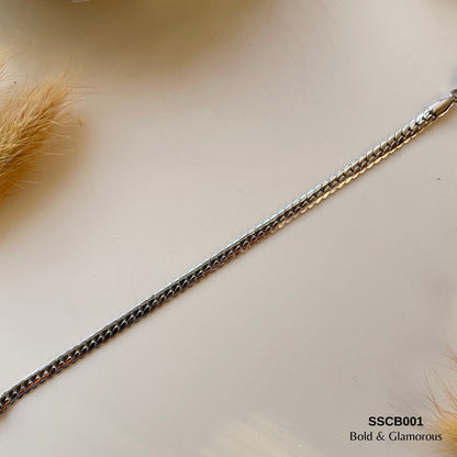 Chain Bracelet | SSCB001 | Mesh Bracelet | Silver