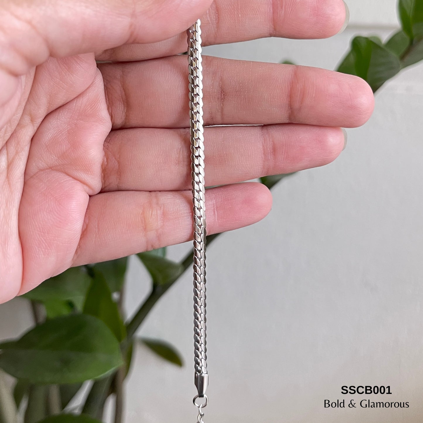 Chain Bracelet | SSCB001 | Mesh Bracelet | Silver