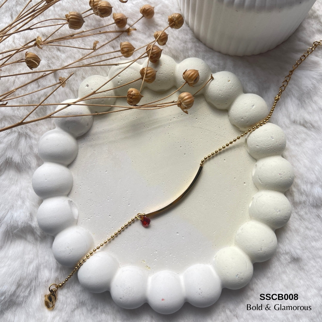 Chain Bracelet | SSCB008 | Heart Bar Bracelet