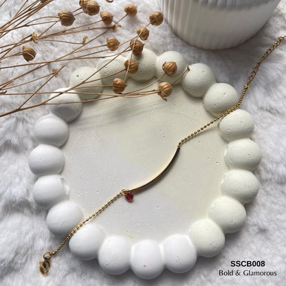 Chain Bracelet | SSCB008 | Heart Bar Bracelet