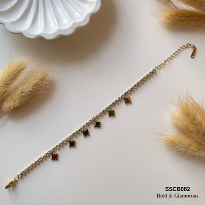 Chain Bracelet | SSCB082 | Six Mang Star Bracelet