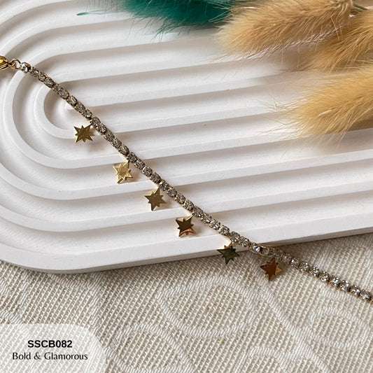 Chain Bracelet | SSCB082 | Six Mang Star Bracelet