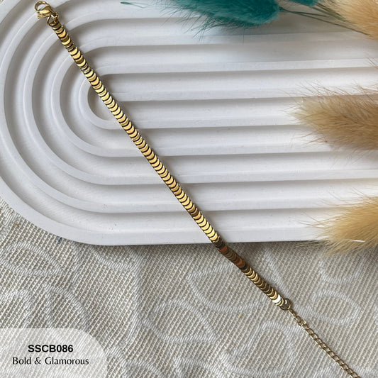 Chain Bracelet | SSCB086 | Disc Chain
