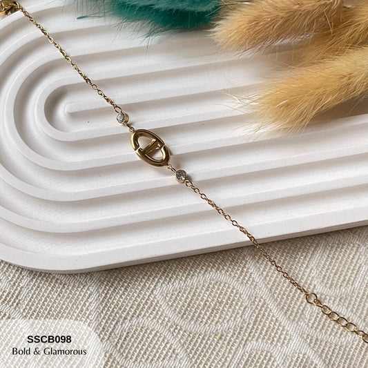 Chain Bracelet | SSCB098 | D Diamonds