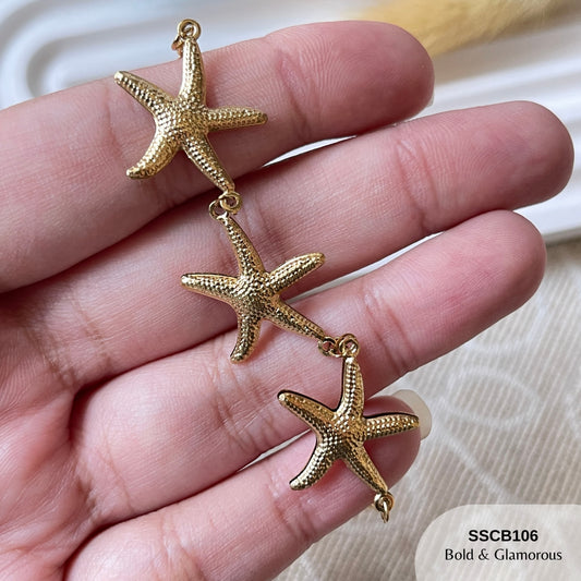 Chain Bracelet | SSCB106 | 3 Starfish