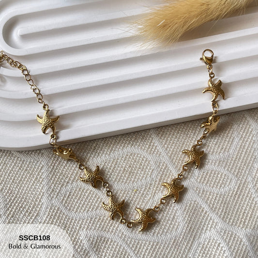 Chain Bracelet | SSCB108 | Small Starfish