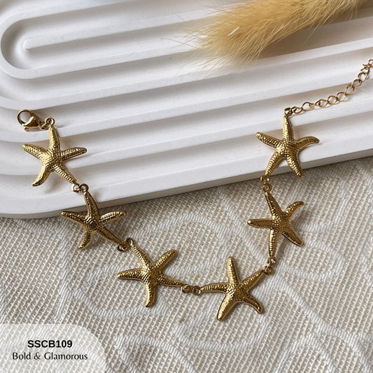 Chain Bracelet | SSCB109 | Large Starfish