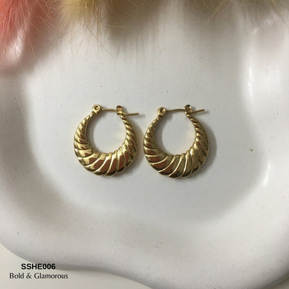 Statement Hoop Earring | SSHE006