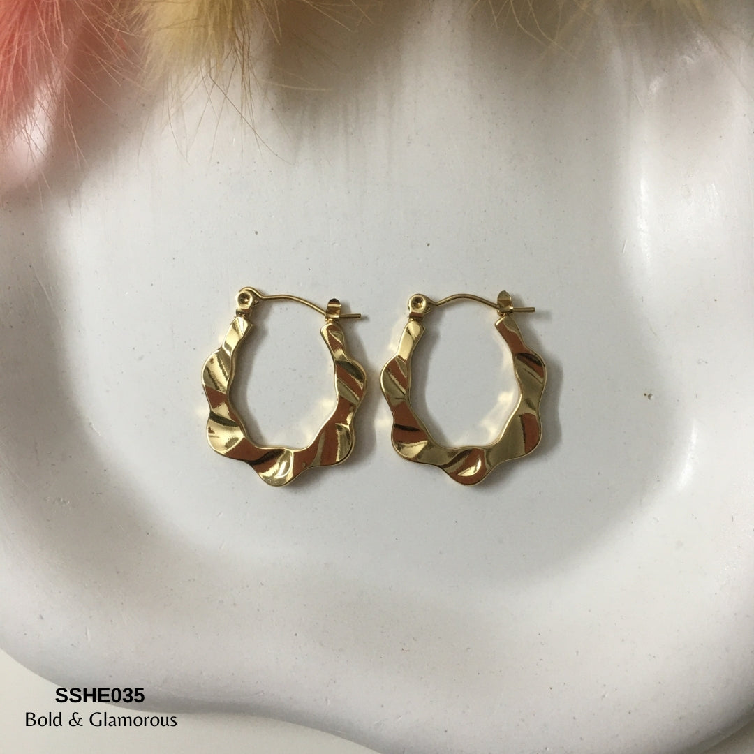 Statement Hoop Earring | SSHE035