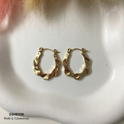 Statement Hoop Earring | SSHE035