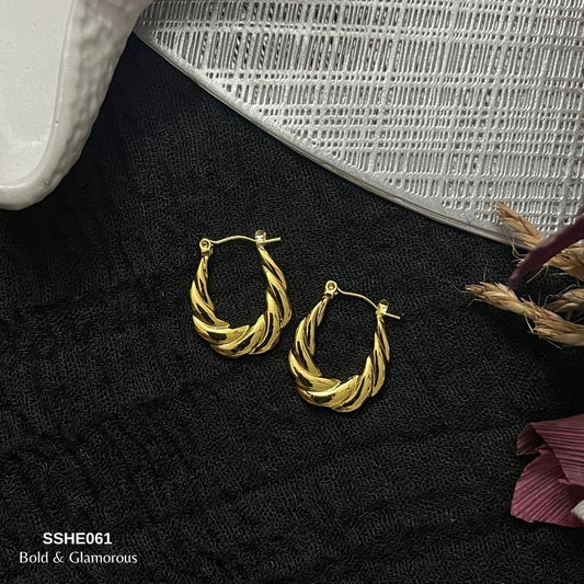 Statement Hoop Earring | SSHE061