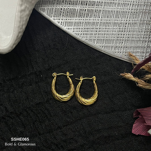 Statement Hoop Earring | SSHE065