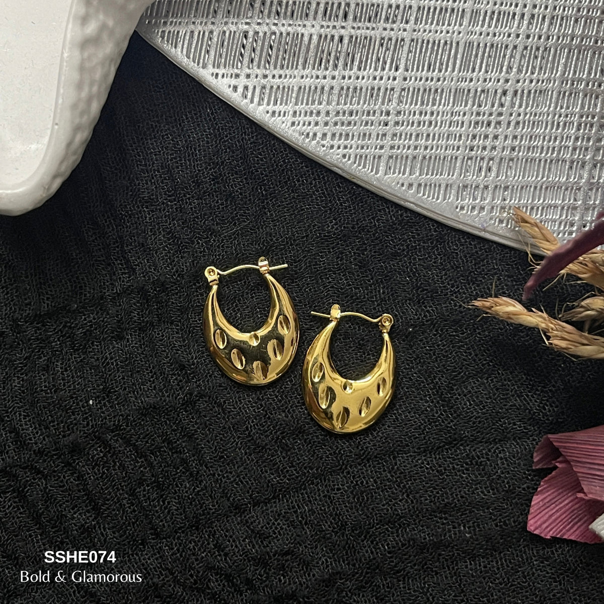 Statement Hoop Earring | SSHE074