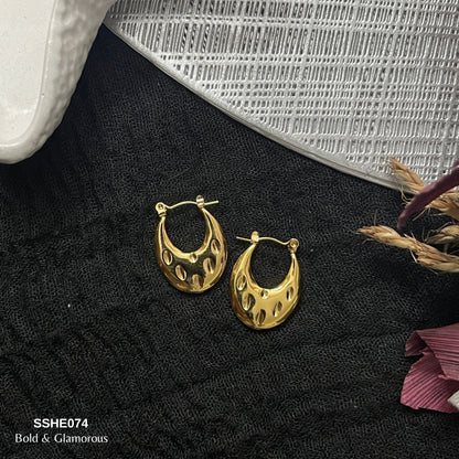 Statement Hoop Earring | SSHE074