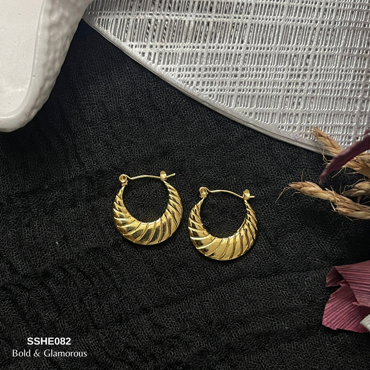 Statement Hoop Earring | SSHE082