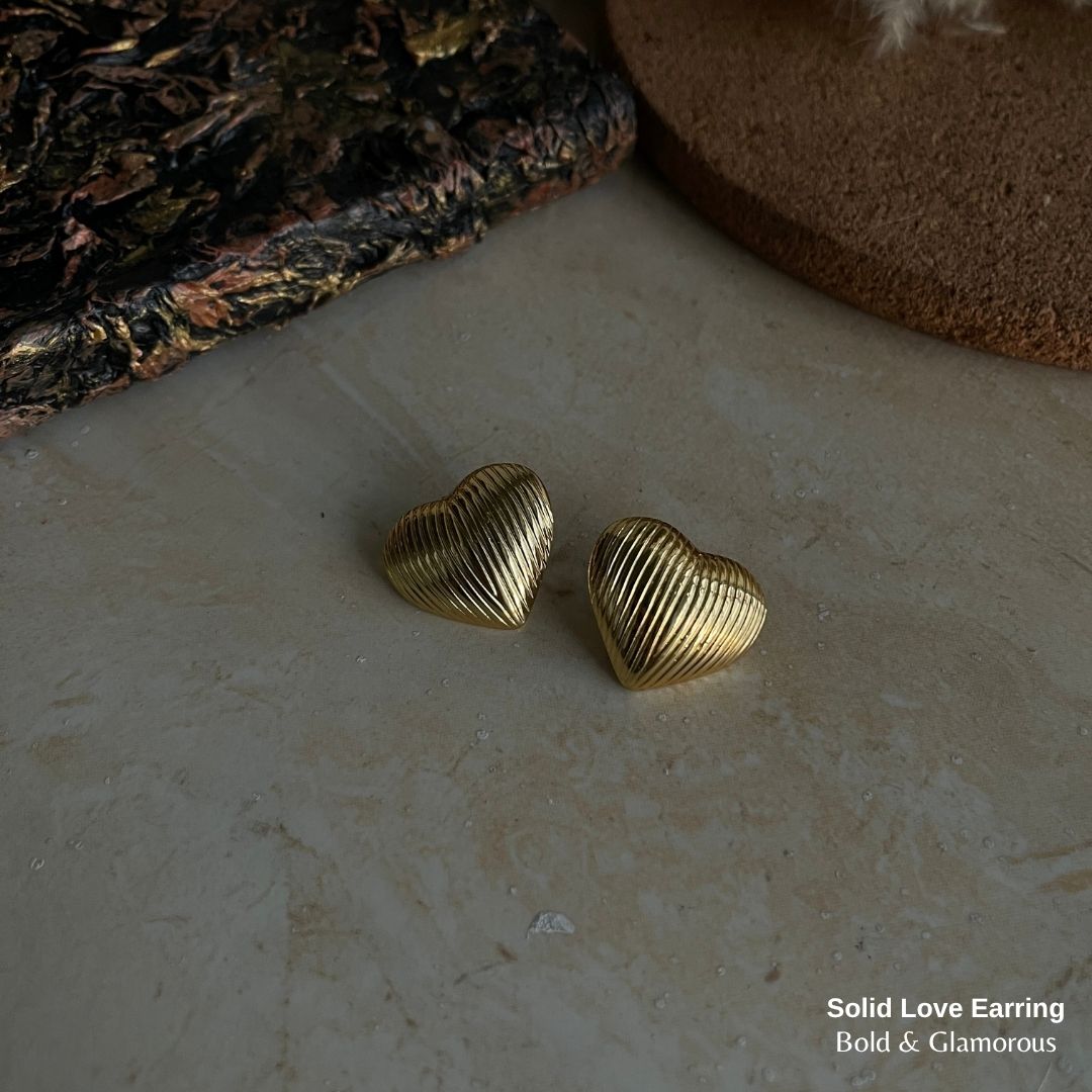 Statement Earring | STE004 | Solid Love Earring