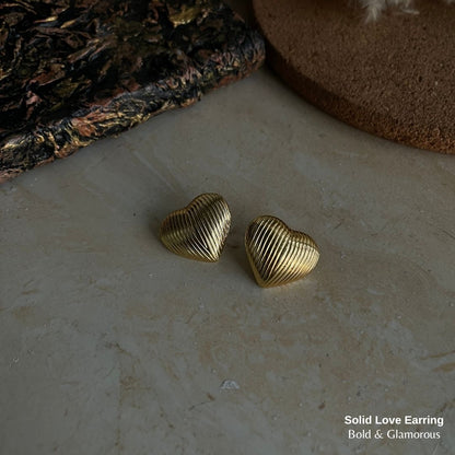 Statement Earring | STE004 | Solid Love Earring