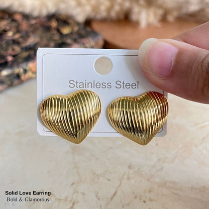 Statement Earring | STE004 | Solid Love Earring