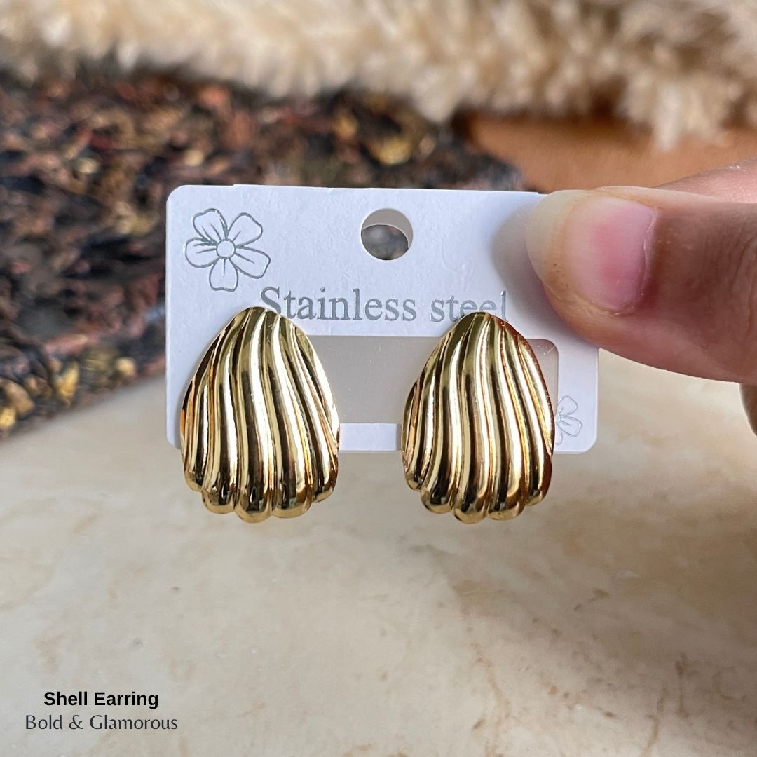 Statement Earring | STE005 | Shell Earring