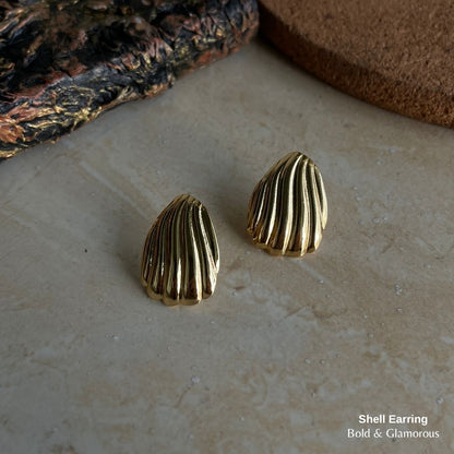 Statement Earring | STE005 | Shell Earring