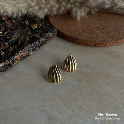 Statement Earring | STE005 | Shell Earring