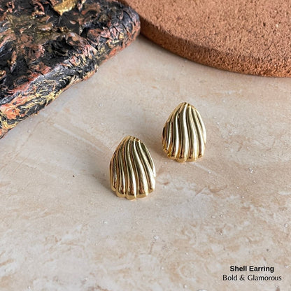Statement Earring | STE005 | Shell Earring