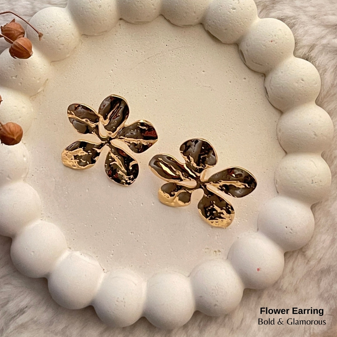 Statement Earring | STE006 | Flower Earring