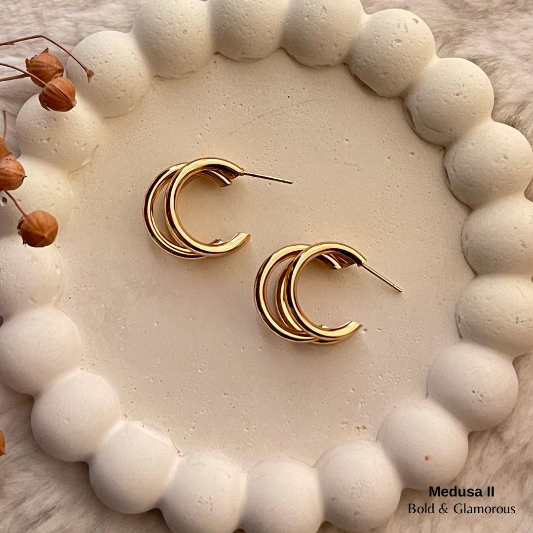 Statement Earring | STE021 | Medusa II