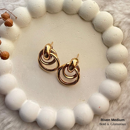 Statement Earring | STE025 | Riven Medium