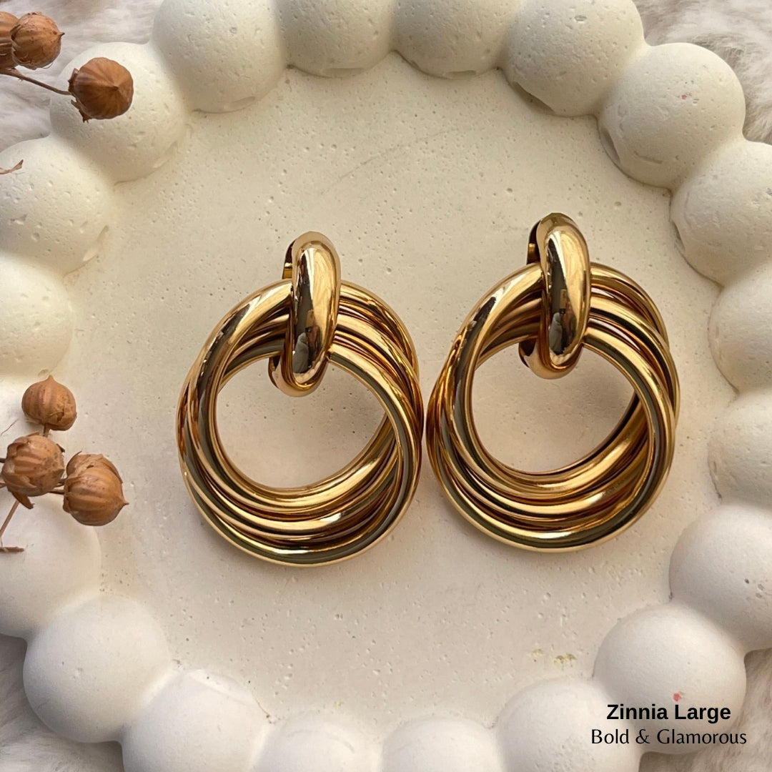 Statement Earring | STE026 | Zinnia (Bigger)