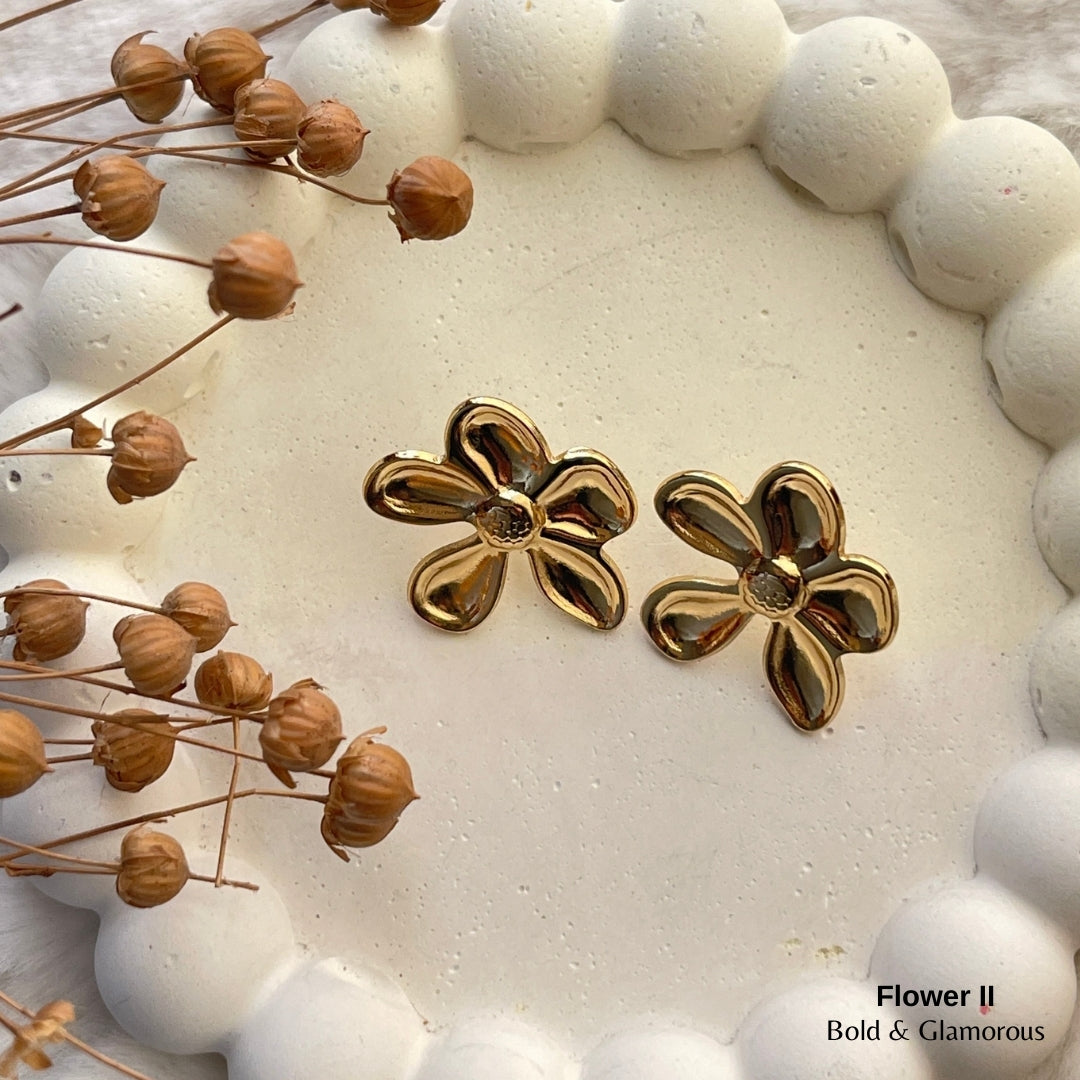 Statement Earring | STE037 | Flower II